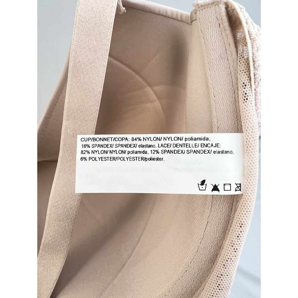maidenform bra 38dd Light Pink Front Closure Racerback Lace Detail - Picture 6 of 6